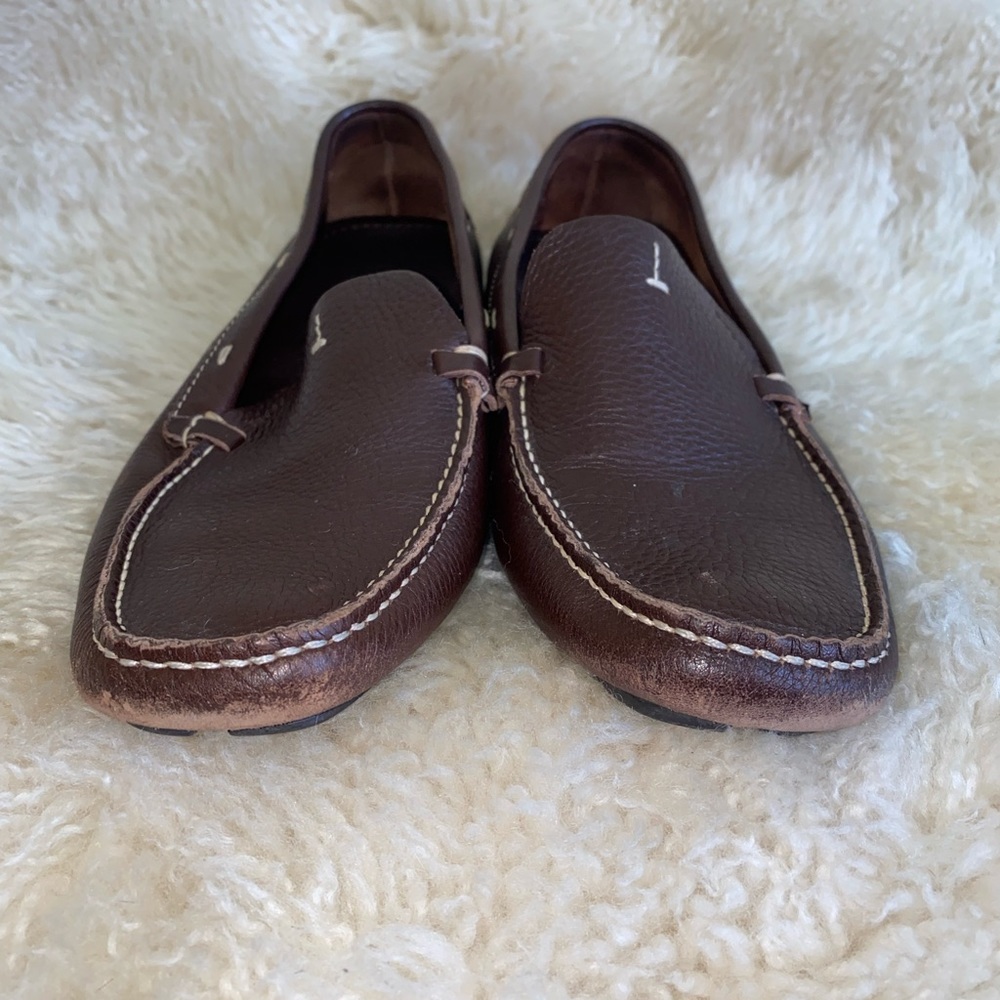 Prada Leather Classic Loafer Driving Moccasin - Picture 11 of 11